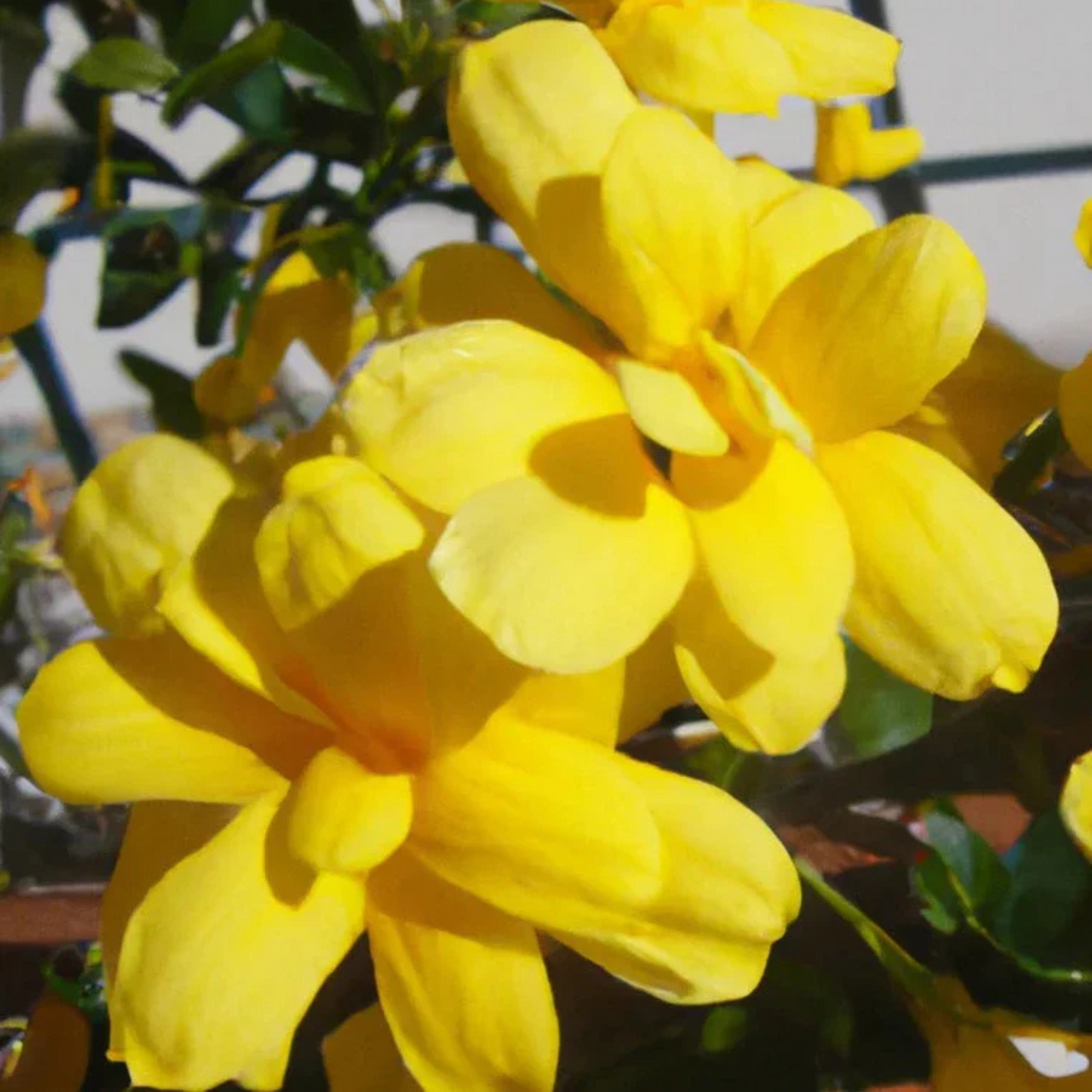 Yellow Jasmine Fragrant Rare Flowering Creeper Live Plant